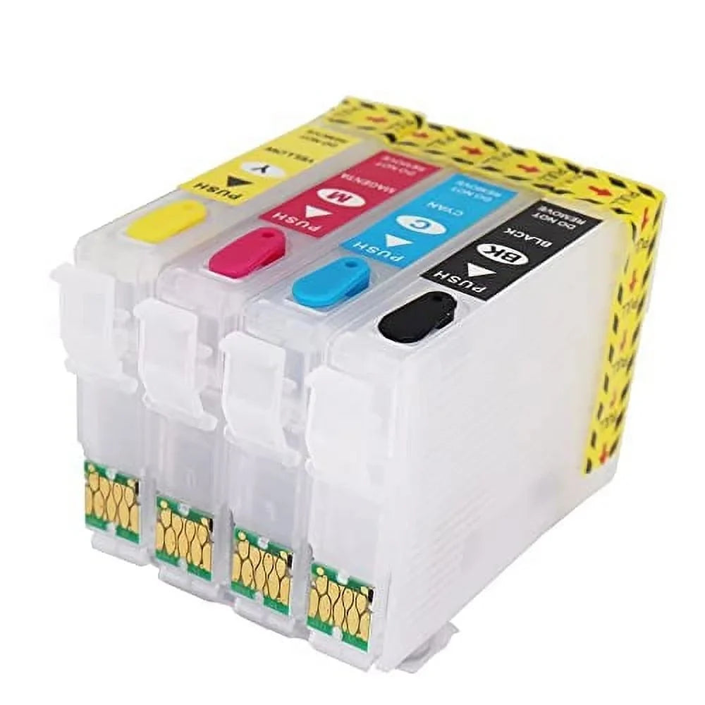 Fit Chip Conversion for Cartridges Pigment, Epson for WF-2850 Ink WF-2830 Cartridge Dye, 212XL 212 Ink Printer Sublimation 4105 Printing Empty with Single-use DTF XP-4100 XL