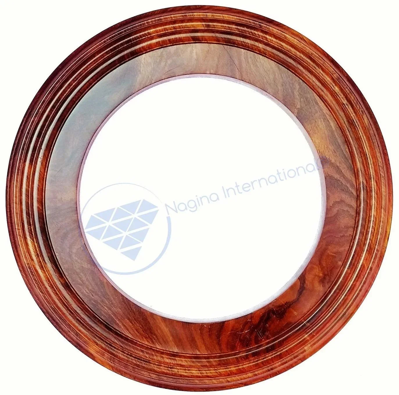 Handcrafted Frame Base International Hardwood Inches) | Polished Wooden Nagina (12 Solid