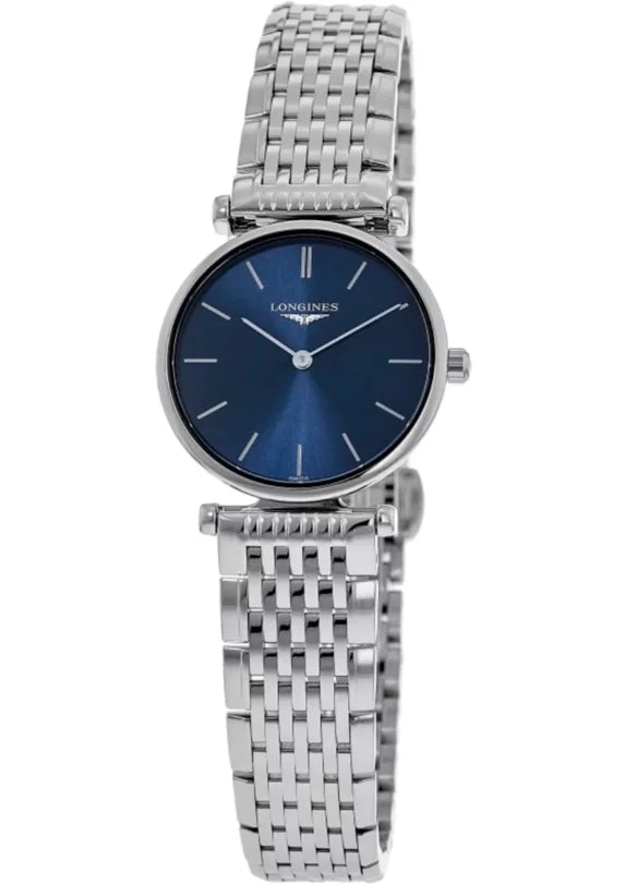 Classique La Dial L4.209.4.95.6 Steel Grande Women's Blue Watch Longines Quartz