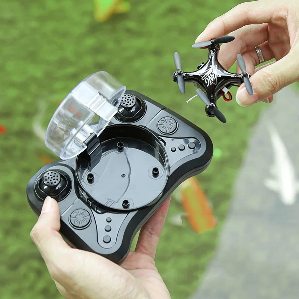 Kids,RC Drones K01 for RC Batteries,Headless Landing Camera With Gift Toys 2pcs Drone Quadcopter Foldable Mini Click Aircraft for Take-off One and Suitable HD and Beginners