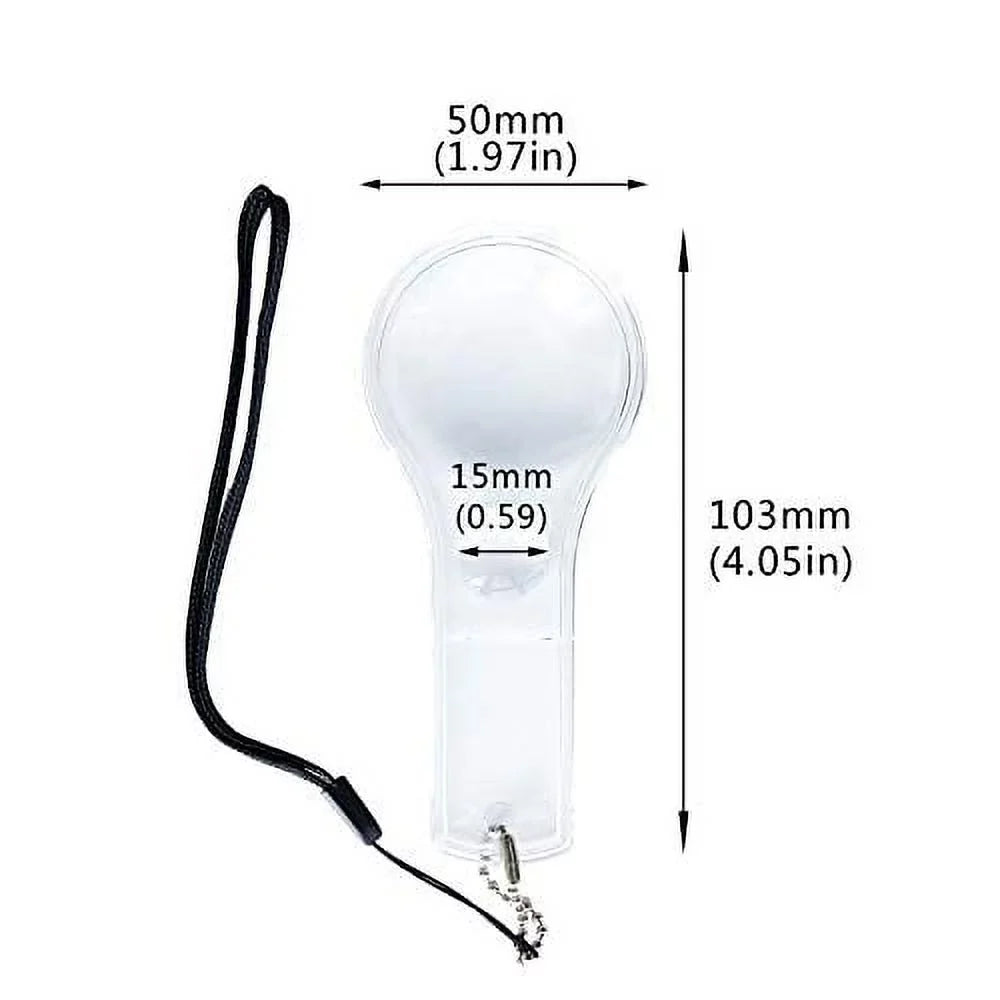 Magnifying Kids, Science Mini for Outdoors, 10X Glasses Reading, Observation Classroom, Plastic Lens Hand-held 24 Pack Magnifier Hand