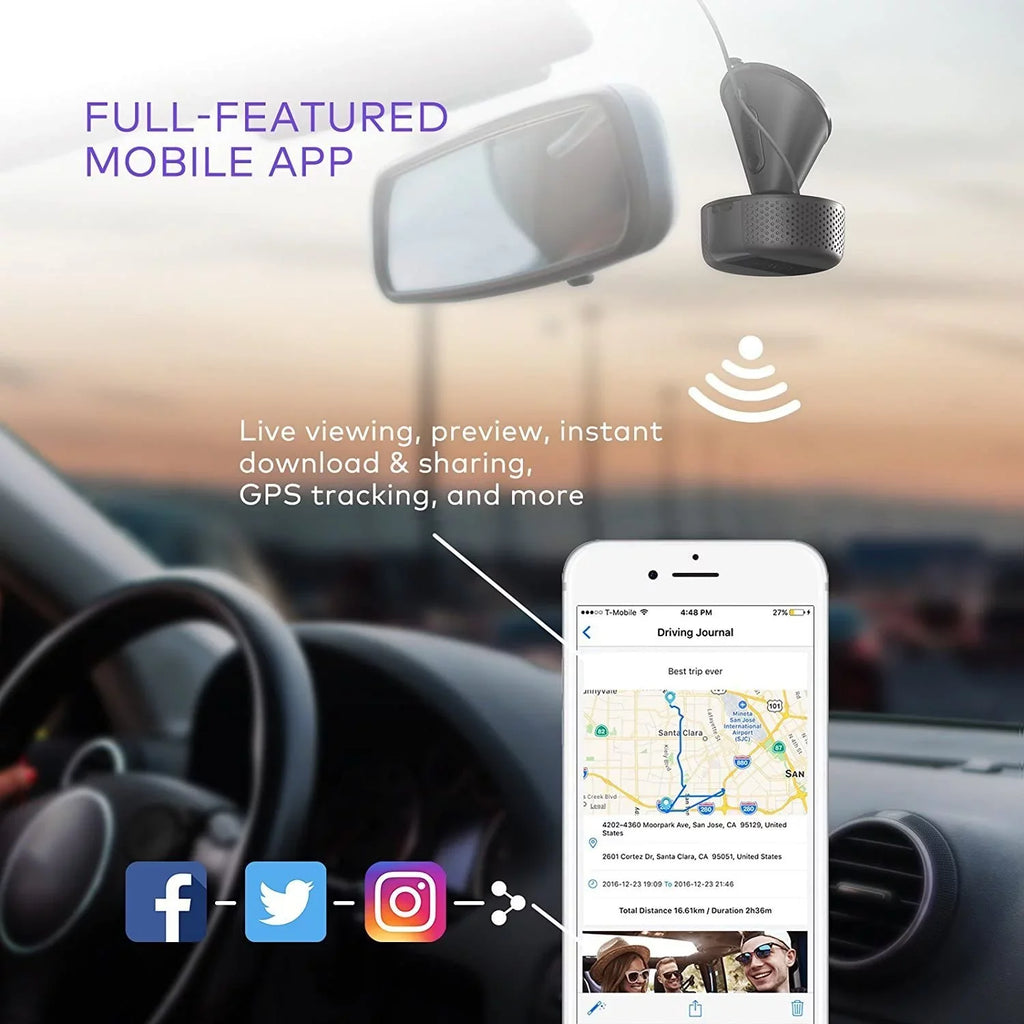 Support Car 128GB Camera Mode GPS Vision Dash Wi-Fi Sony | | G-Sensor Recorder Max Dashboard Sensor 1920X1080P@60Fps Camera Parking with Cam | | Dash | Night VAVA | |