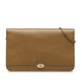 Brown Authenticated Pre-Owned Calf Crossbody Unisex Bag Leather (Good) Chain Crossbody Dior