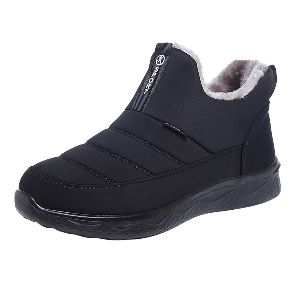 Velvet Terrain Boots dmqupv High Warm Men's Water for bottomed Boots Shoes Winter Ledge Men top And 2 All Snow Flat