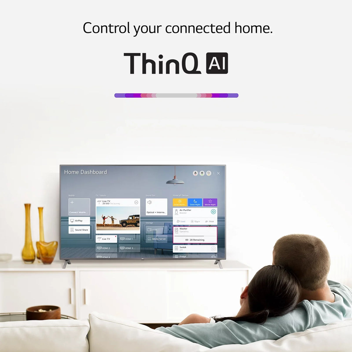 Series TV AI 4K LG (2021) NanoCell with Smart 65NANO90UPA 65" Ultra 90 HD ThinQA