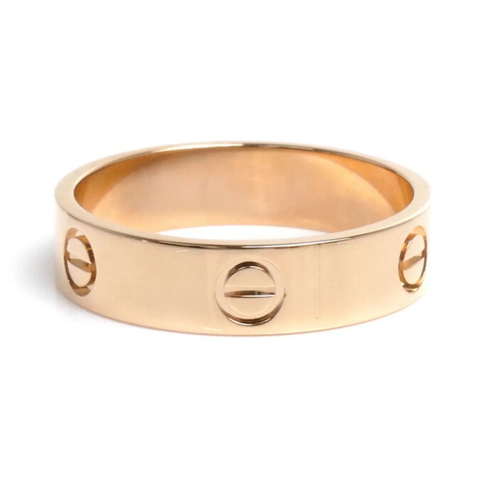 Love 64 Ring Pink Gold K18PG B4084864 7.0g CARTIER Size 23.5 Men's Pre-Owned (Good)
