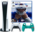 Newest Cover PlayStation_PS5 with Version Gaming 24 Bundle Skin Silicone 2023 Disc | NFL Controller Madden Console
