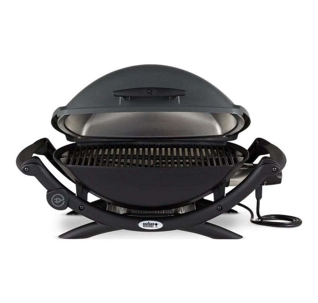 Q Grill Weber (Black) Cover 2400 Grill with Cart and Bundle Electric
