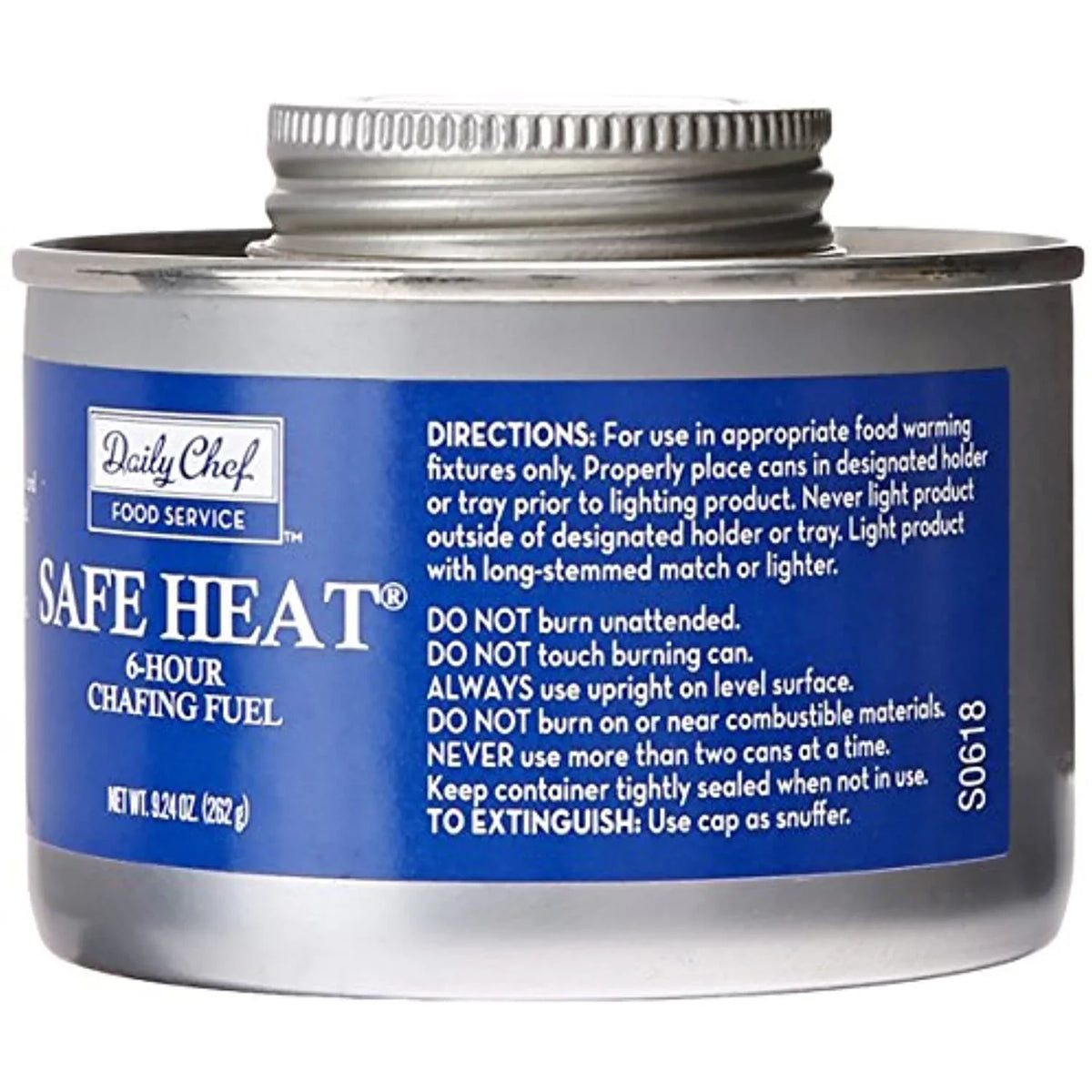 Chafing Fuel, 12-pack Chefs U46104s Heat Safe CHEF Bakers and DAILY
