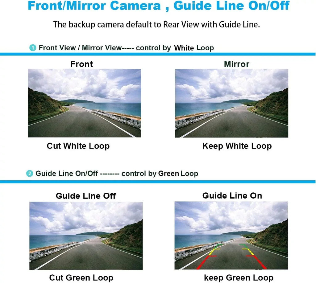 Rearview JVC Black KW-M950BW Camera KWM950BW License for Backup Frame Plate