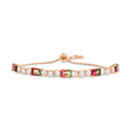Women Gold Bracelet Adjustable Plated for Michele Rose Lesa Brass