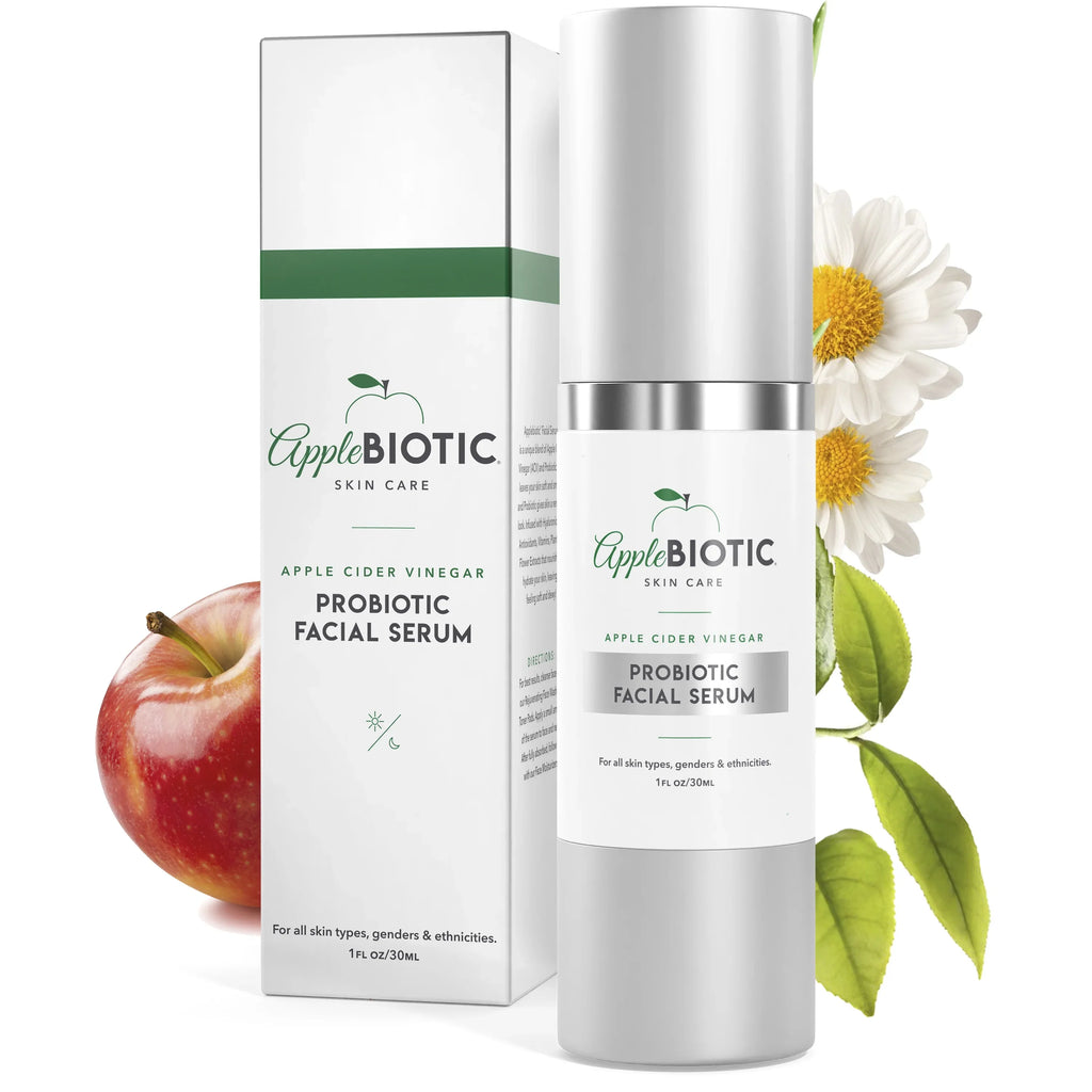 Vinegar Acid Applebiotic with Facial Apple Serum Hyaluronic Probiotic Cider