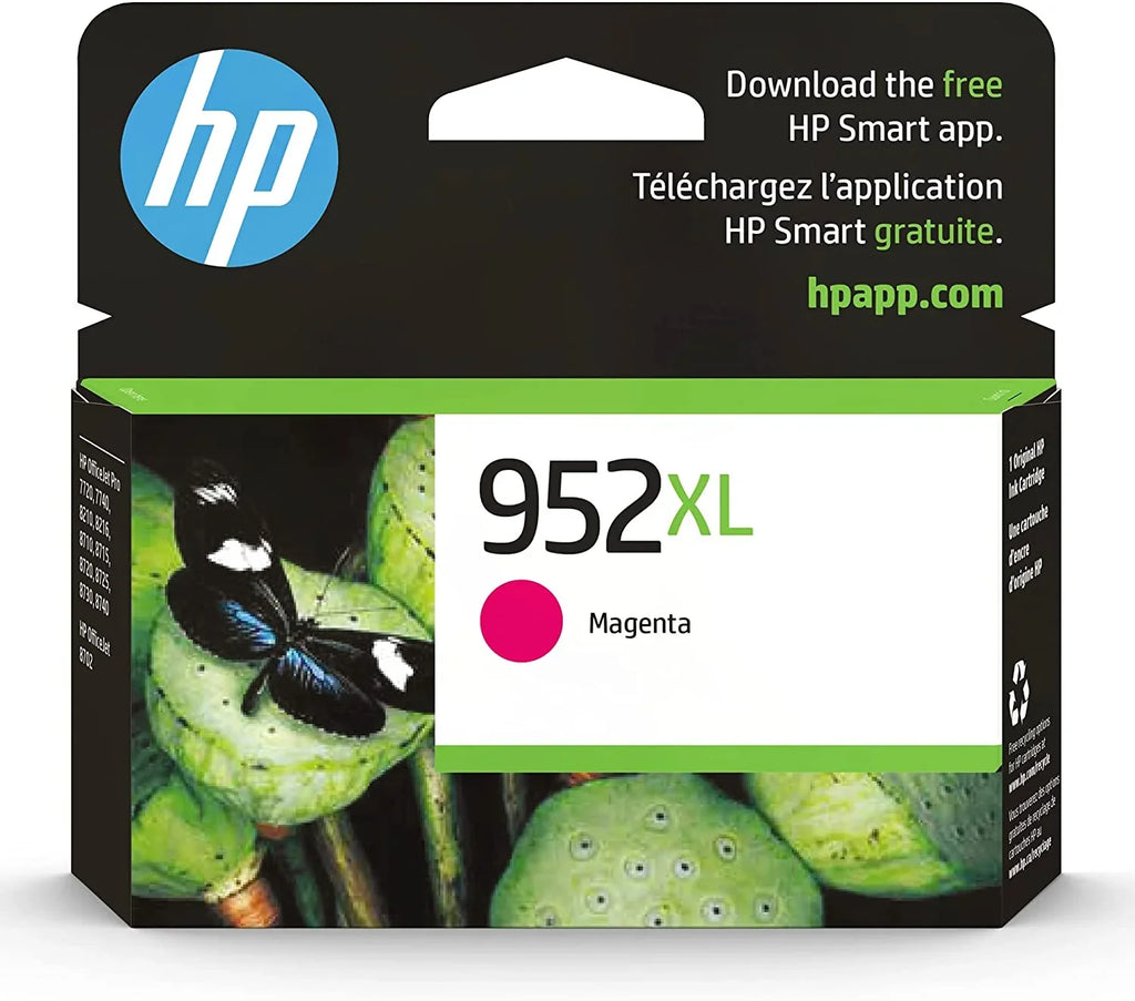 HP Magenta, Color 952XL Yellow) 1 952XL Cyan, 952XL 952XL 1 (1