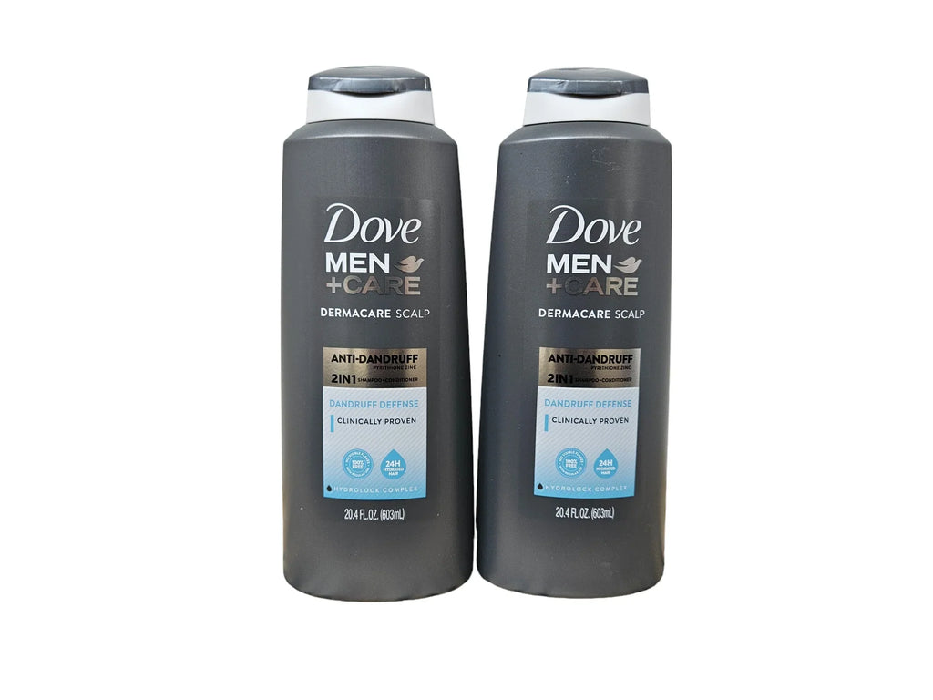 and Anti-Dandruff Men+Care Shampoo DermaCare 2-in-1 (2 Scalp Dove Conditioner Pack)