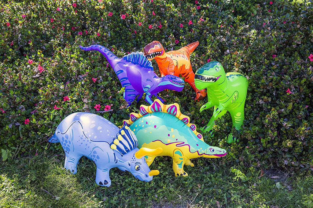 T-Rex Pump Toys Dinosaur Dinosaur Inflatable Set Dazmers | With Playset -