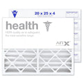 13 Pleated the Filters Health USA in MERV AC Air Filter HVAC Air AIRx Made 20x25x4 Furnace Filter, 6-Pack,