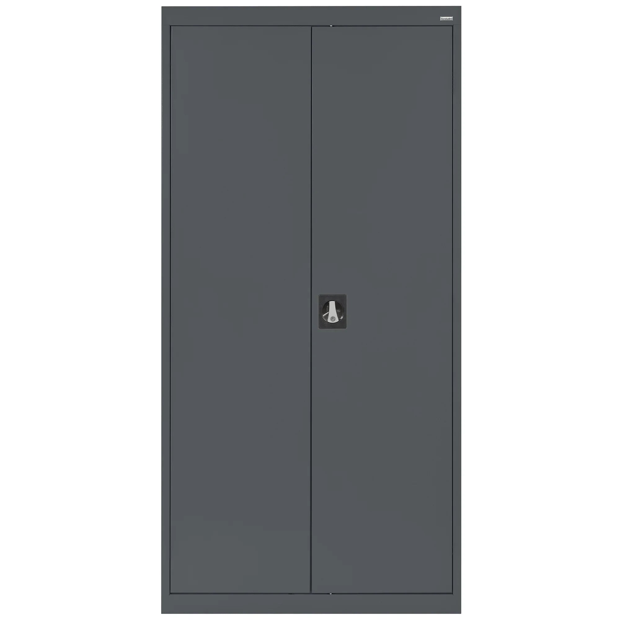 Adjustable Series 36"W 24"D Wardrobe x x Elite Shelf, Charcoal with Cabinet 72"H,