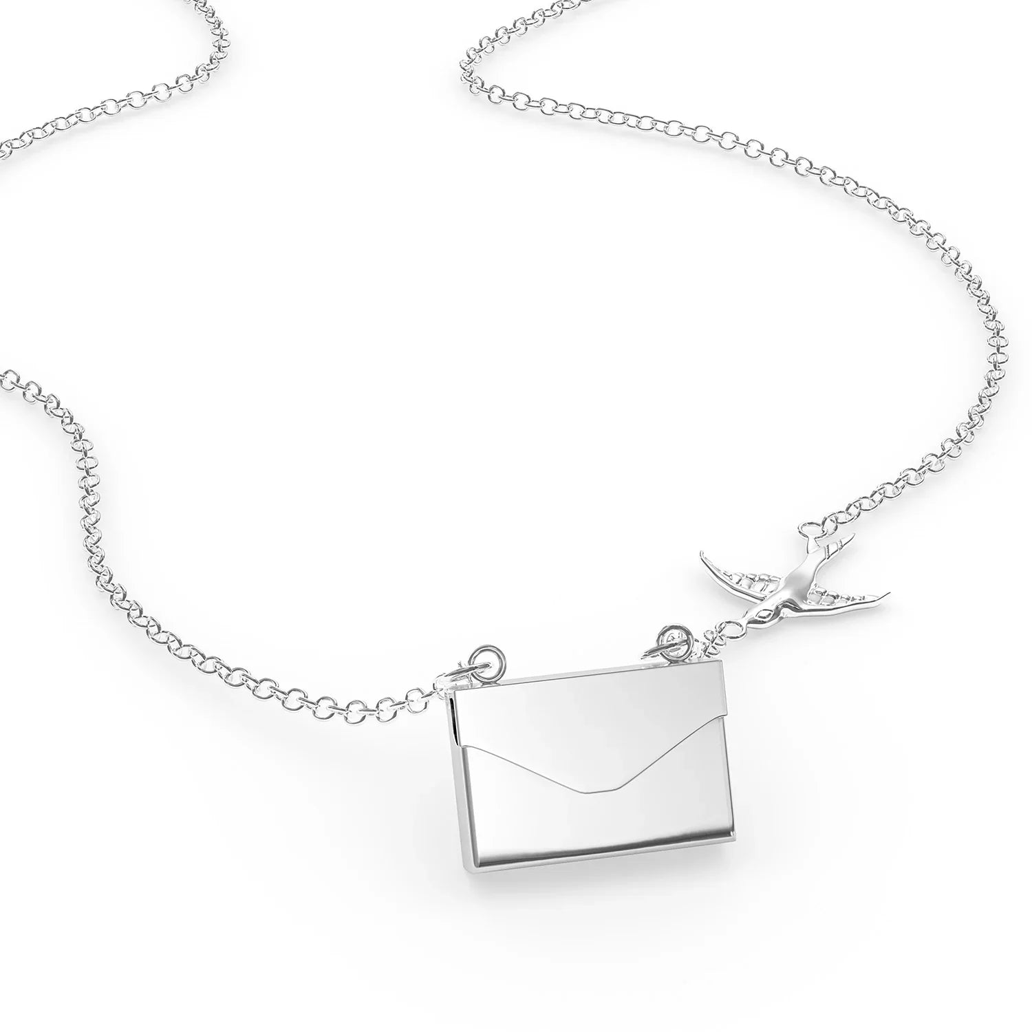 Irish a Vintage Coffee style Neonblond Cocktail, in Envelope silver Necklace Locket