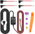 Dashcam,Car USB Kit,12ft Cam Hardwiring Charger Fuse for 12V-24V ro Hardwire Camera Kit to 5V Charger Dash