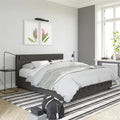 in Gray Frame Sherry in Size Queen Bed Upholstered DHP Velvet