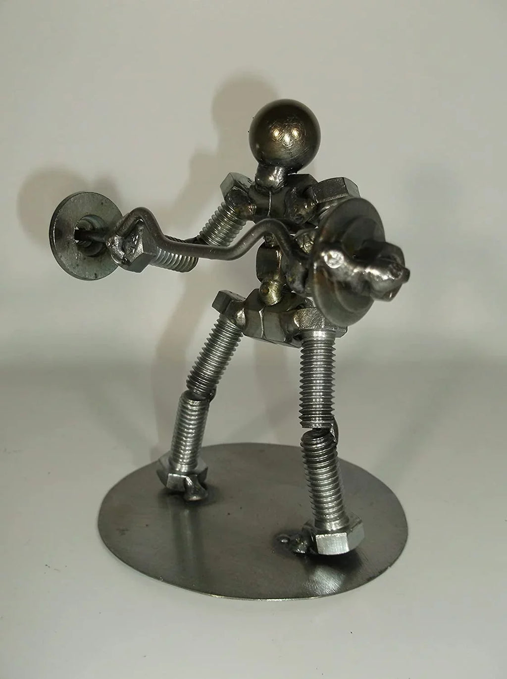 Lifter url Preacher Metal Bolt Weight Figurine, C bar curl