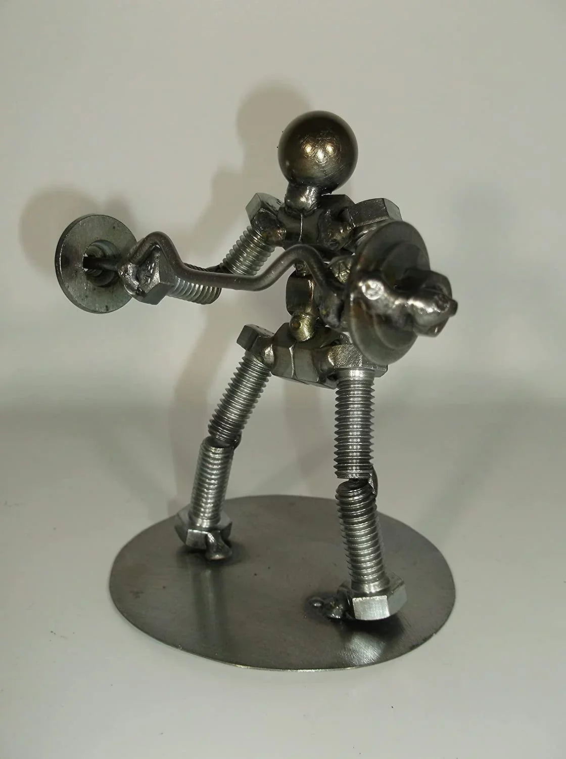 Lifter url Preacher Metal Bolt Weight Figurine, C bar curl