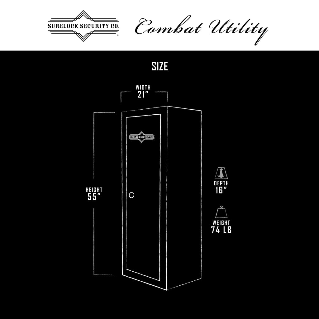 Locking 3-Point 3600U014 System Cabinet with Utility SureLock Combat