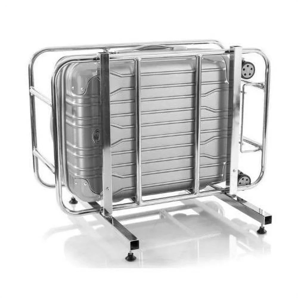 Expandable, Spinner System Combination Telescopic Heys Carry-On Luggage 21-Inch Lock, Handle TSA with Wheels Xtrak Silver Lightweight,