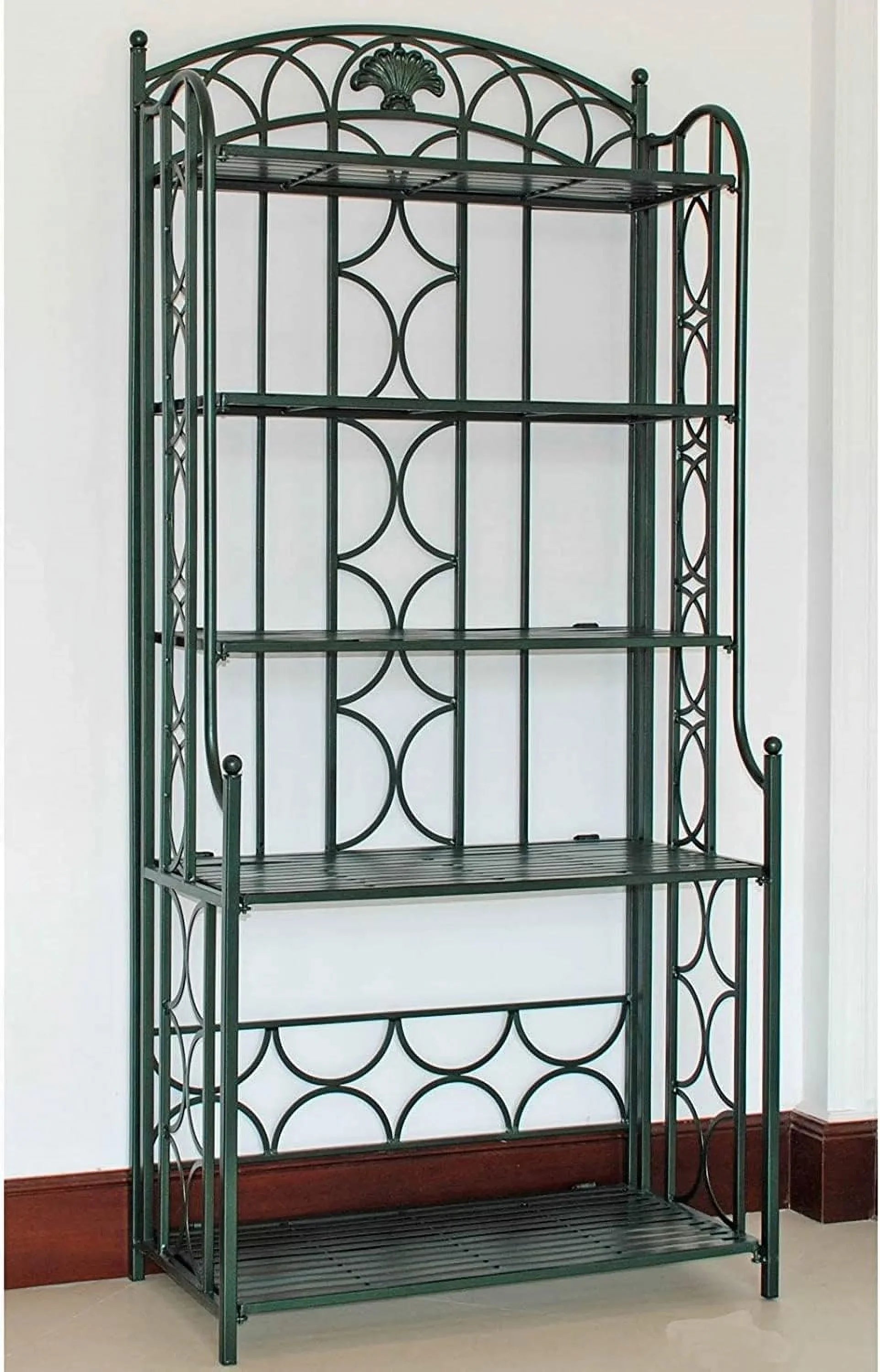 Cooling Pantry Good Indoor/Outdoor Allows W Iron 4" Dining Goods, Space-Efficient D X 32" Kitchen, Ventilation, Bakers Or For Rack 70" Area X Baked For