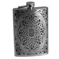 Plus 8oz & Hip Celtic Flask - Artistic Flask Charm Design Leak-Proof