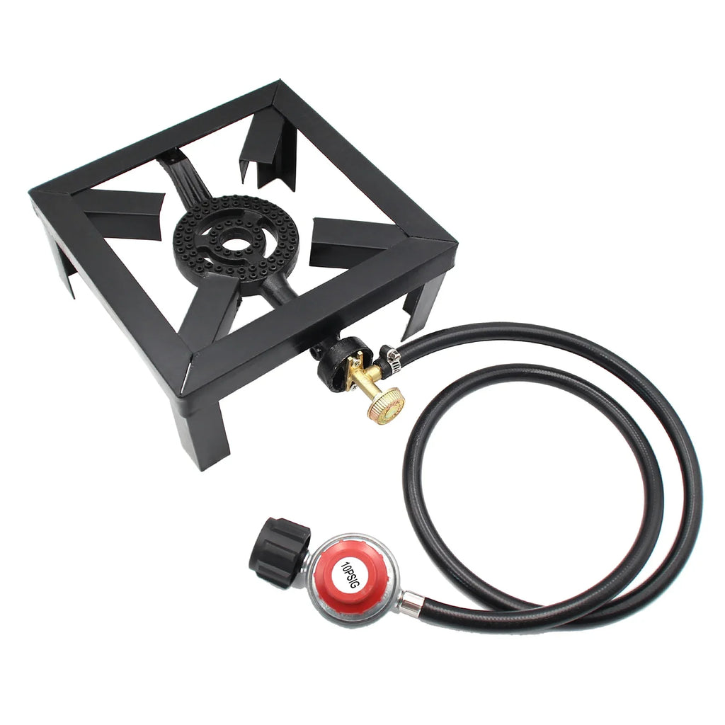 Cast Ring Stove, Boiling Cooker Control Fire Gas Andoer Portable 8KW Iron