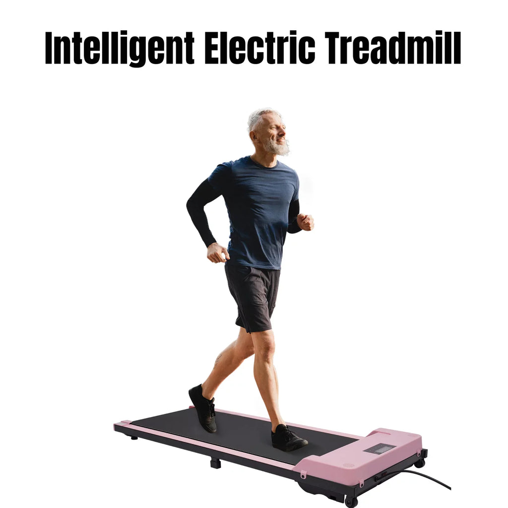Portable Running Fitness Treadmill Eletric Workout Machine Desk Under Walking