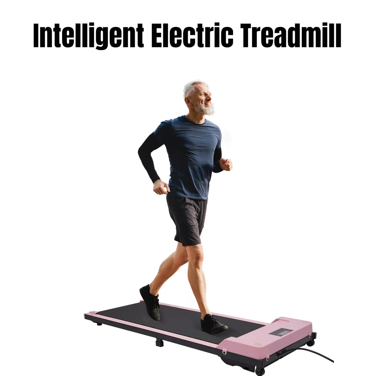Portable Running Fitness Treadmill Eletric Workout Machine Desk Under Walking