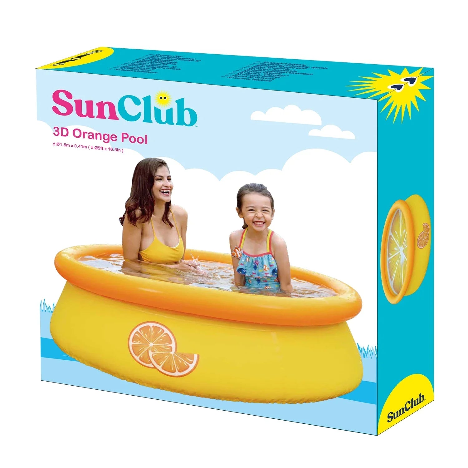 Pool & Set Pack) Prompt JLeisure Inflatable (2 Orange Swimming Outdoor