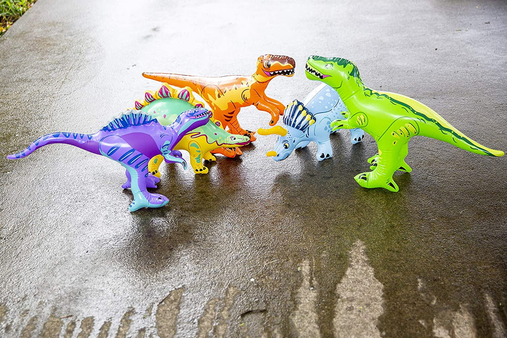 T-Rex Pump Toys Dinosaur Dinosaur Inflatable Set Dazmers | With Playset -