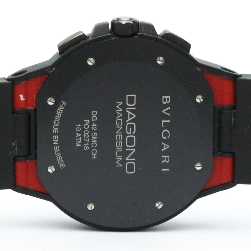 Chronograph Ceramic Magnesium (Good) BF567466 Diagono Automatic Watch DG42SMCCH Pre-Owned BVLGARI