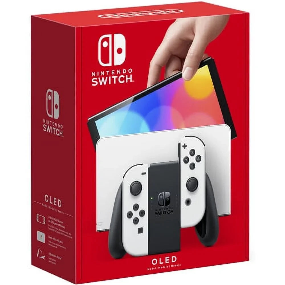 Switch with More Card, OLED Sword, 128GB and White Pokemon Nintendo