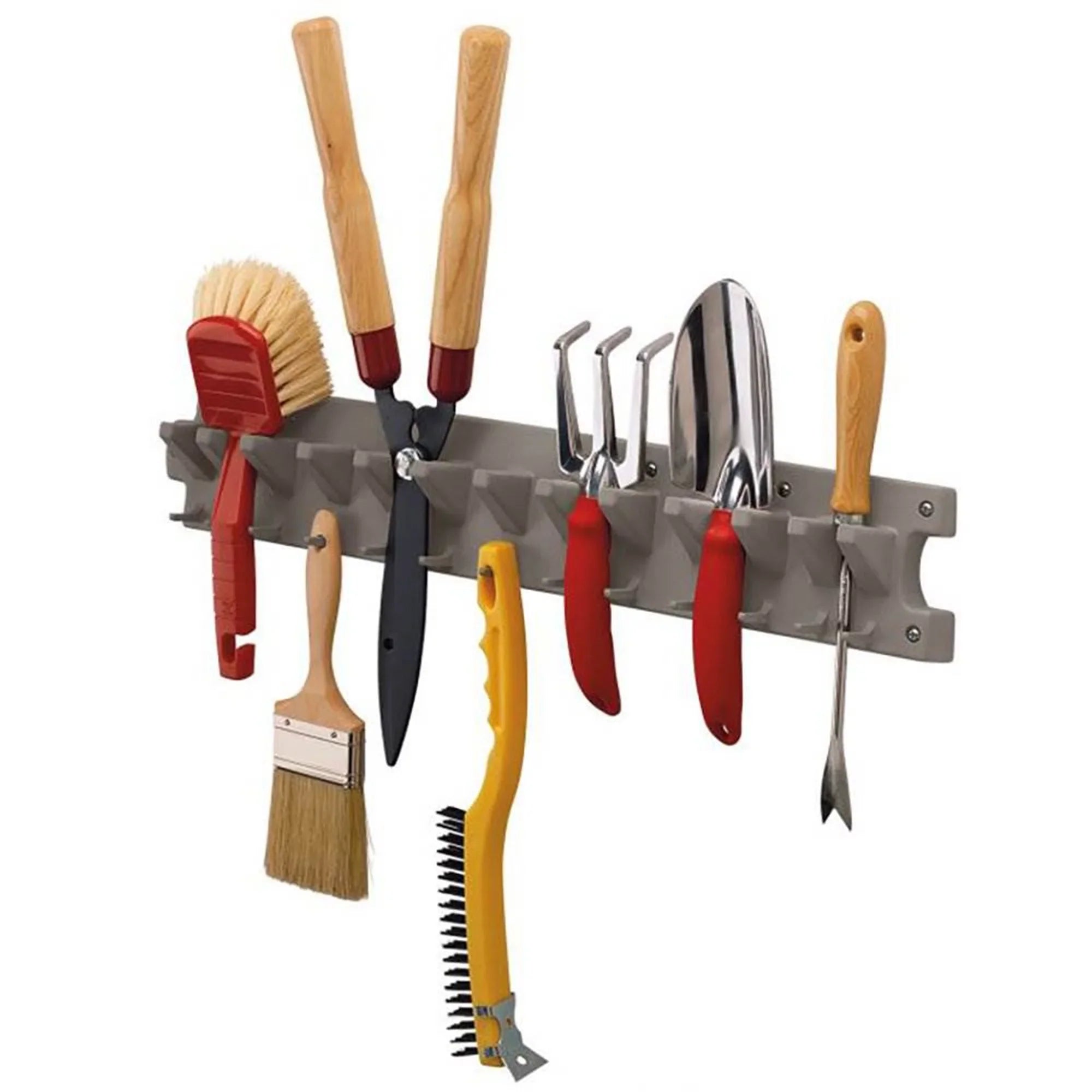 Garden Tool Suncast 2' (6 Organizer, Pck) Wall Platinum Garage Mounted Hand