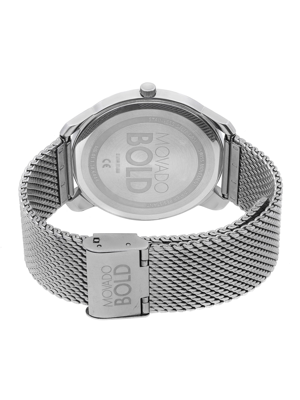 Watch Grey 40mm 3600599 Dial Ion-Plated Gray Movado Steel Mens Bold Stainless