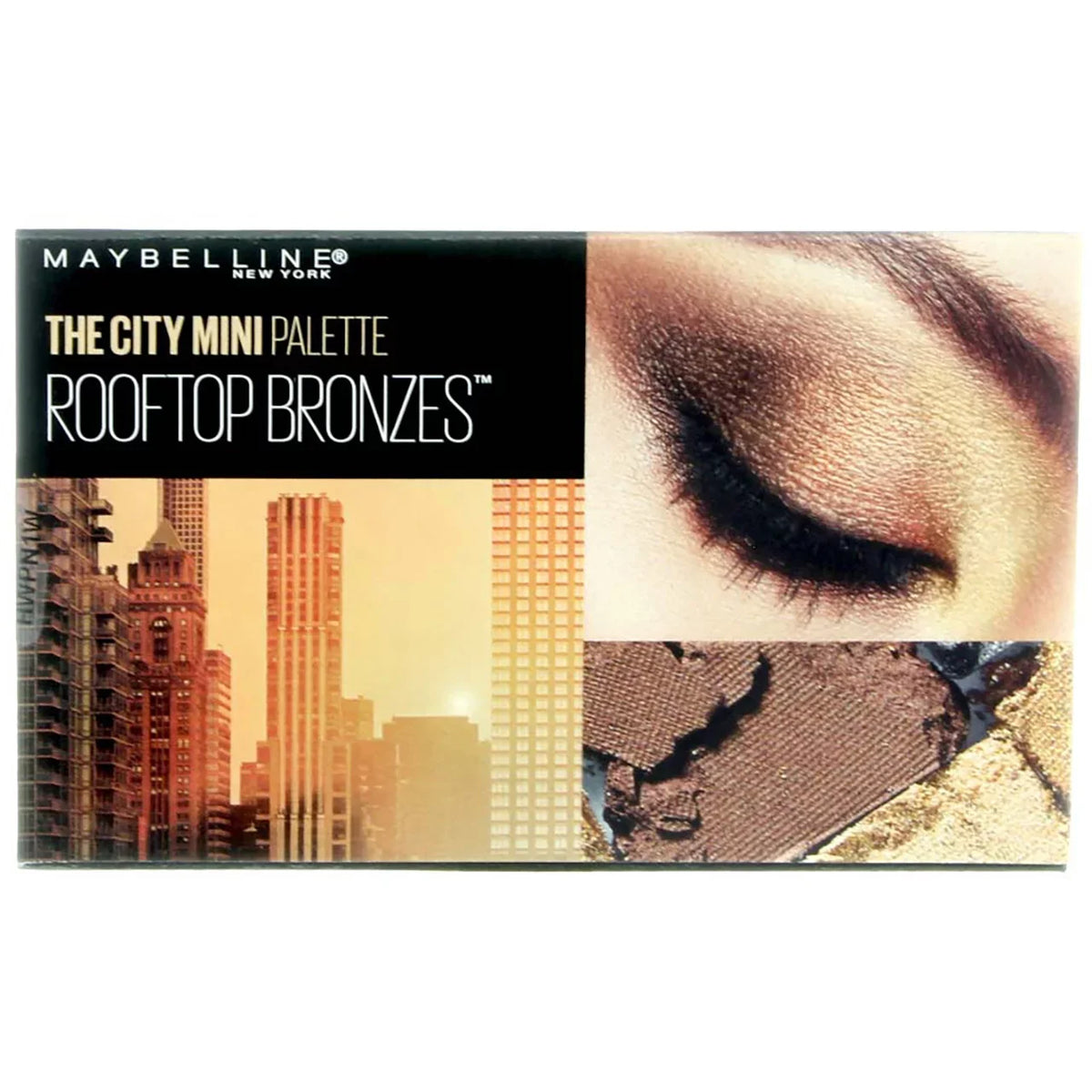 oz City (Pack of Maybelline 2) Rooftop 0.14 Bronzes Palette, The Mini Eyeshadow