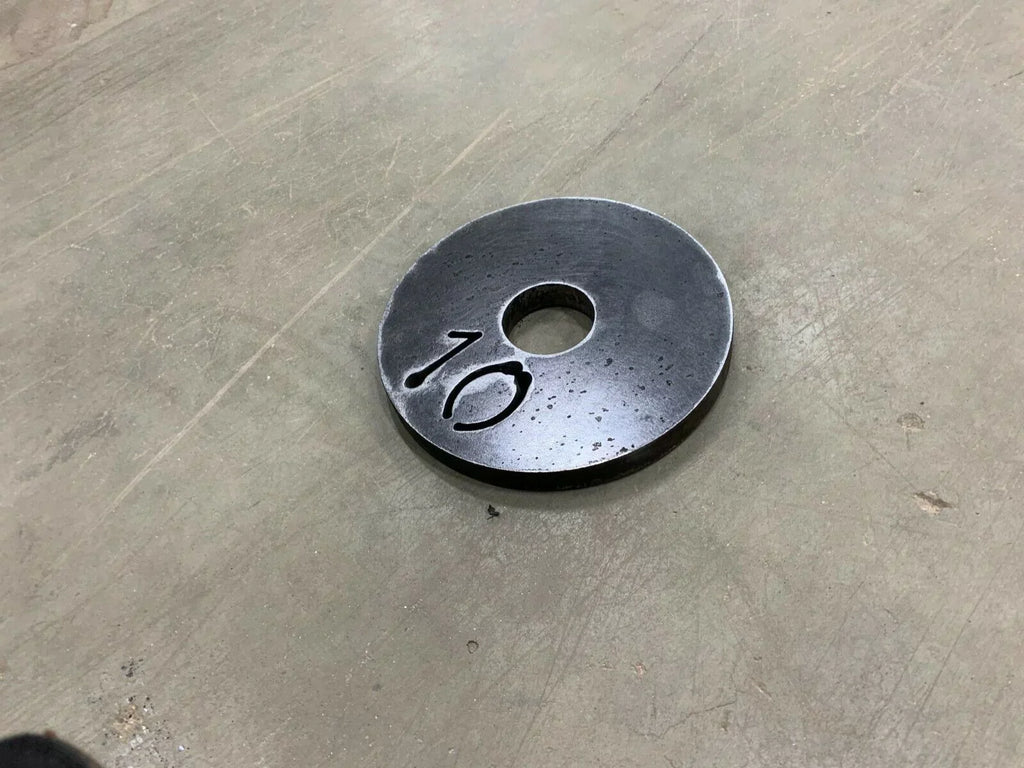 Hole 10 Weight of with Olympic Set 2" Plates Lb Center 2