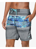 Drawstring, Bondi Shorts SPEEDO Horizon Stretch Gray Mens XXL