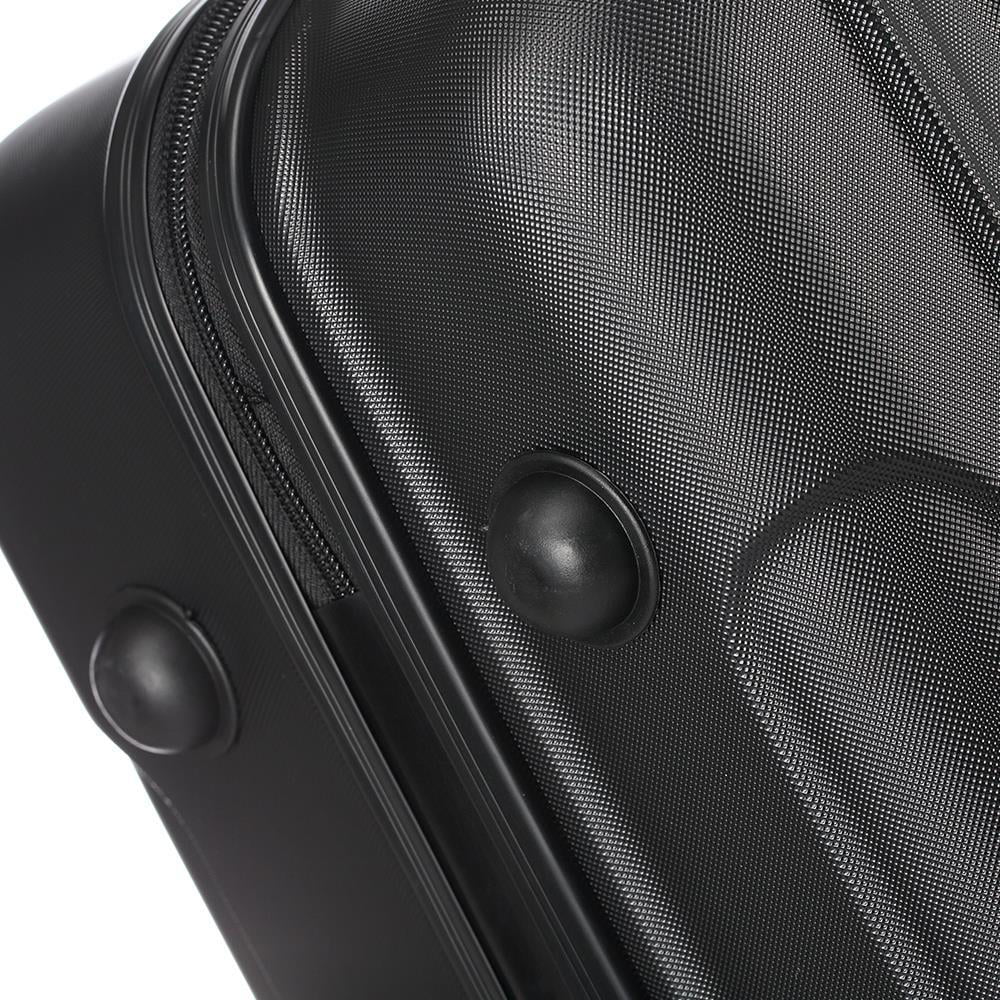 Bag Spinner Luggage Black 3 With Lightweight Hardside Set Lock SalonMore TSA Piece