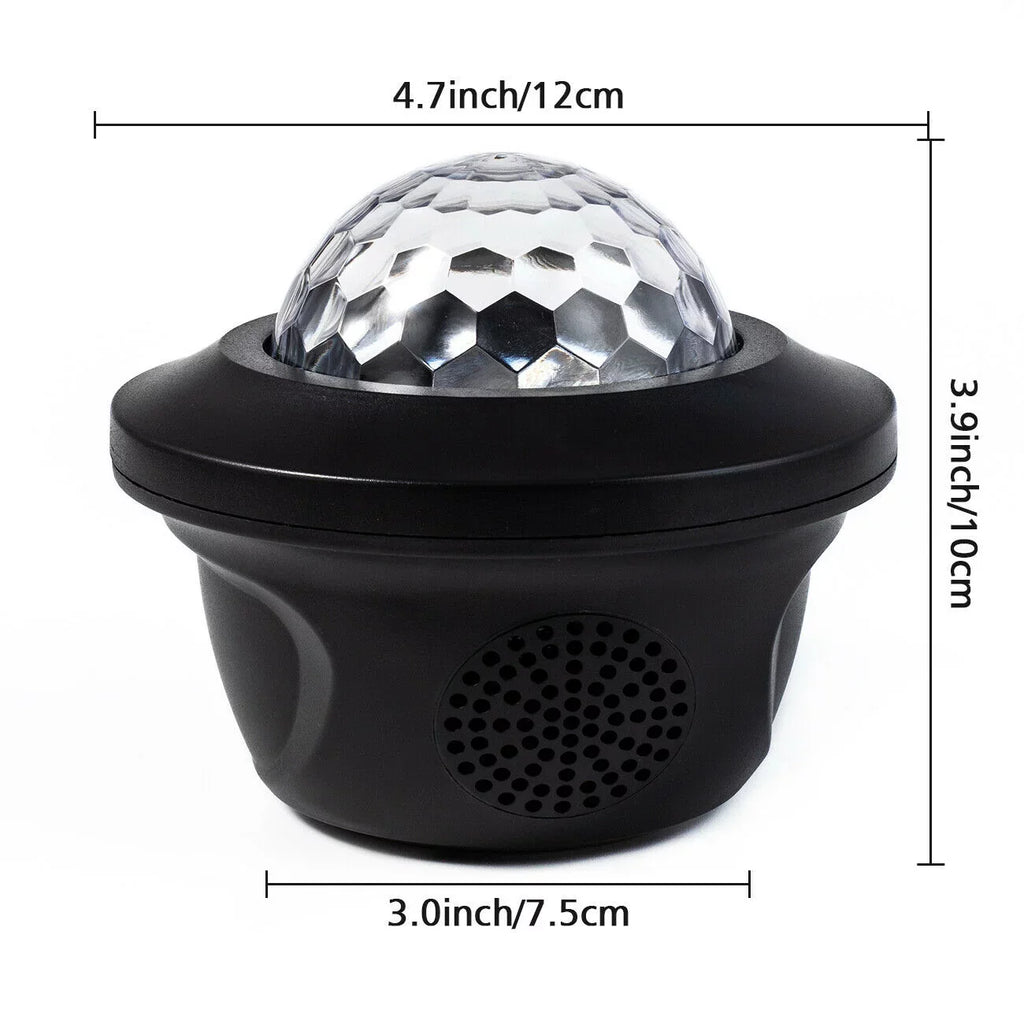 Strobe Stage W/ Remote DJ LED Party Lamp Ball Disco Speaker Bluetooth RGB Light