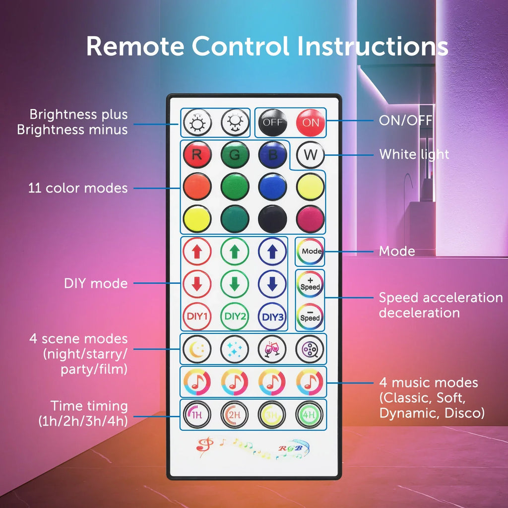 LED Syn Changing, Lamp, Dimmable, Color eco4life Floor Smart Music Standing WiFi