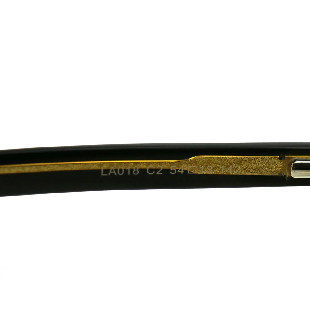 Eyeglasses Womens 142 Delon Eye Charles 18 Black/Gold Frames by 54 Cat