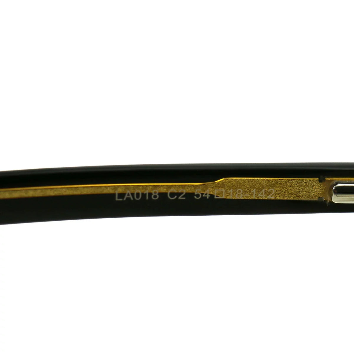 Eyeglasses Womens 142 Delon Eye Charles 18 Black/Gold Frames by 54 Cat