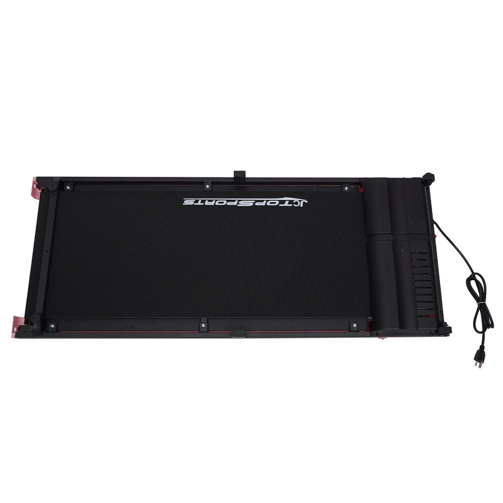 Portable Running Fitness Treadmill Eletric Workout Machine Desk Under Walking