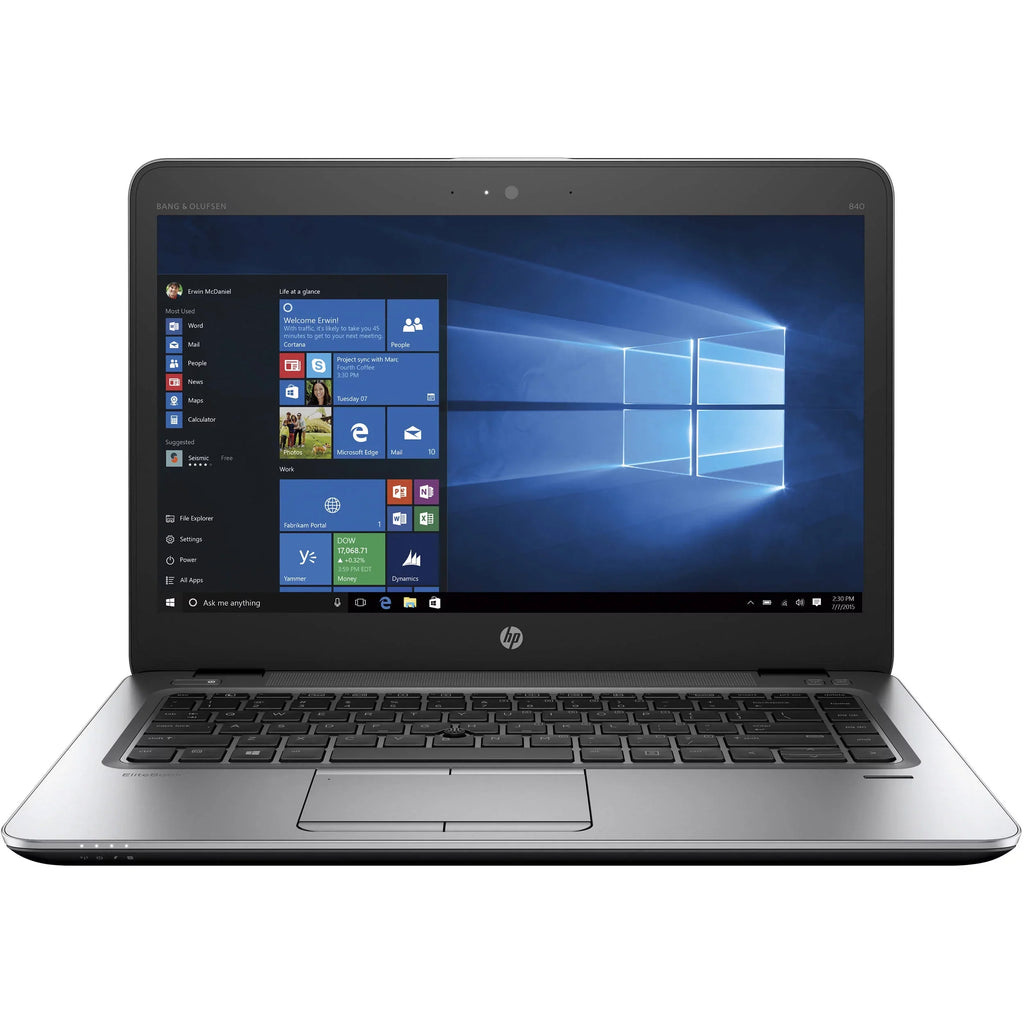 W10 G3 14" Pro GHz Laptop Core 8 i5 2.30 840 GB Restored HP GB SSD Intel Elitebook (Refurbished) 180