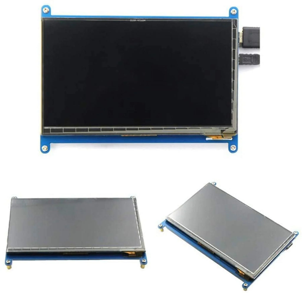 with 7 Treedix LCD Touch 1024x600 inch Capacitive 3B+/4B Display Module HDMI Raspberry Pi Screen Compatible Monitor